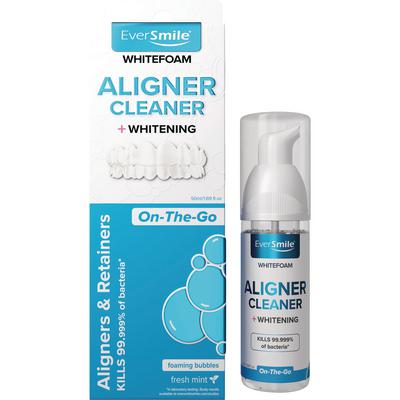 EverSmile® WhiteFoam Aligner Cleaner + Whitening, Fresh Mint, 50 ml Bottle, 24/Pkg