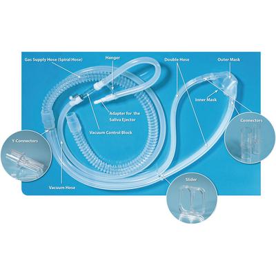 Air Techniques Double Hood Scavenging Circuit Double Tube Autoclavable Assembly Kit - 01KEZKNMVPK9DXJ08T93Y9FWQZ