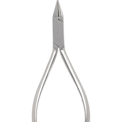 Patterson® Light Wire Pliers, Stainless Steel, 5" Overall Length, Non-Cutting, Smooth Tips, 1/Pkg