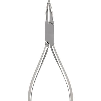 Patterson® How Style Offset Utility Pliers, Stainless Steel, 5-1/8" Overall Length, Non-Cutting, Non-Locking, 1/Pkg