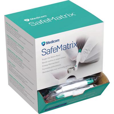 SafeMatrix™ Matrix Bands, Narrow, 4.5 mm Width, Green, 50/Pkg