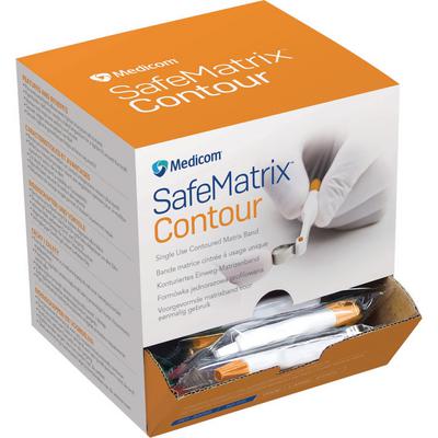 SafeMatrix™ Matrix Bands, Wide, 6 mm Width, Orange, 50/Pkg