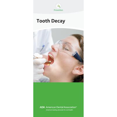 ADA® Brochures, 8 Panel, 3-7/8" W x 9" H, 50/Pkg - Tooth Decay
