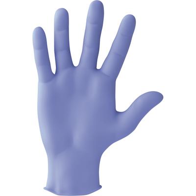 Patterson TactileGuard Nitrile Exam Gloves, Powder Free, Non-Sterile, Extra Large, Violet Blue, Textured, Beaded Cuff, 180/Box, 10 Boxes/Case