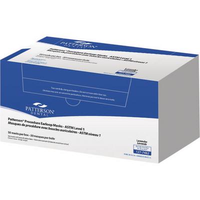 Patterson® Procedure Earloop Mask, ASTM Level 1, Lavender, 50/Pkg