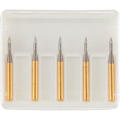 Coltene Whaledent Trimming & Finishing Carbide Bur, 12 Blade, Size #7903, Pointed Needle Shape, 1.2 mm Head Diameter, 5/Pkg