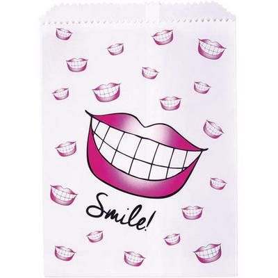 Scatter Bags, Paper - Smile with Teeth, 7-1/2" W x 10" H, 100/Pkg