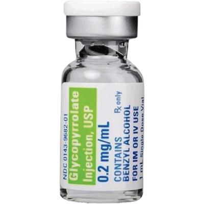 Glycopyrrolate Injection USP, 0.2 mg/1 mL, Single-Dose Vial, NDC 71872-7227-01