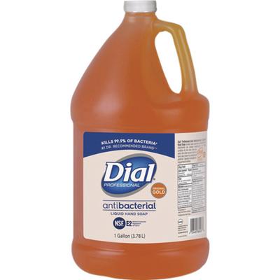 Dial Gold Liquid Hand Soap, Antibacterial, 128 oz. (1 Gallon) Bottle, DIA88047