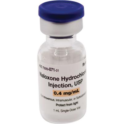 Naloxone Hydrochloride Injectable 0.4 mg/ml, 1 ml Single Dose Vial, 1/Pkg - 01KEZKNMV8DXZ6Q8F037Z3524J