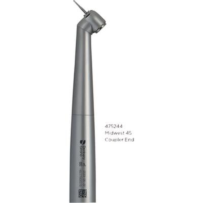 Midwest® 45º High Speed Air Handpiece, Push-Button Chuck, Non-Fiber Optic, Triple Spray, K-Style Connection, 745244