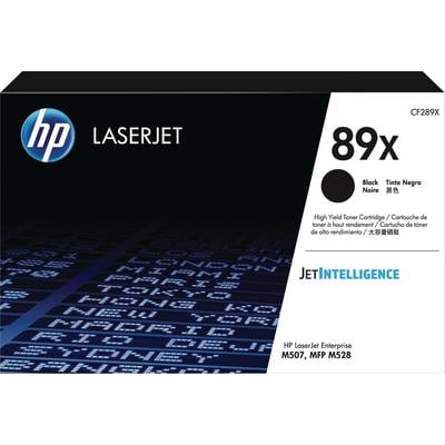 HP 89X High Yield Black Toner Cartridge (CF289X) for LaserJet Enterprise M507, MFP M528, Flow MFP M528, 10,000 Page Yield