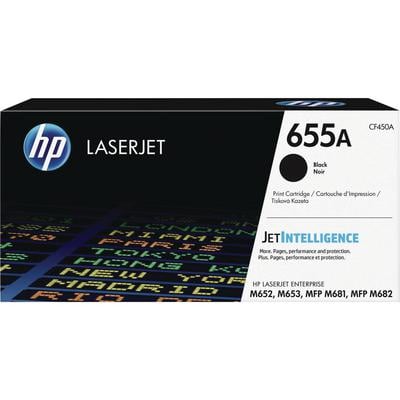HP 655A Original LaserJet Toner Cartridge, Black (CF450A), 12,500 Page Yield