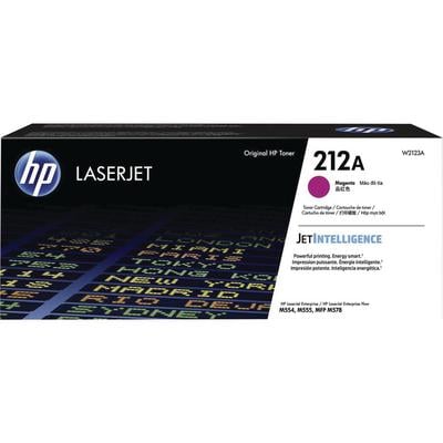 HP 212A Original LaserJet Toner Cartridge, Magenta, 4,500 Page Yield, W2123A
