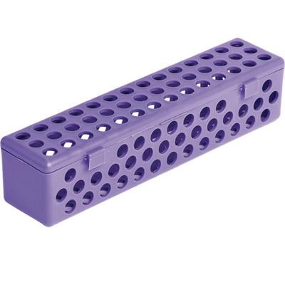 Zirc Steri-Container Standard, Neon Purple, 8-1/8" x 1-7/8" x 1-7/8", Holds 10-14 Instruments, 1/Pk, 50Z900R