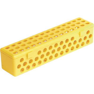 Zirc Steri-Container Standard, Neon Yellow, 8-1/8" x 1-7/8" x 1-7/8", 1/Pk, 50Z900O