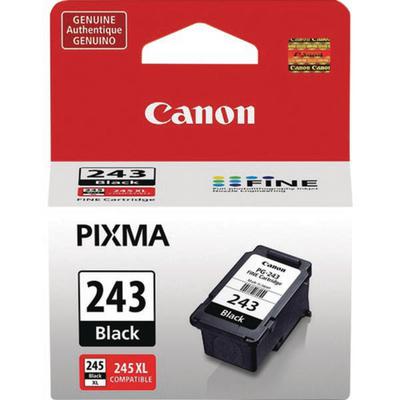Canon PG-243 Original Inkjet Ink Cartridge, Black, 180 Page Yield, 1/Pkg, CNM PG243