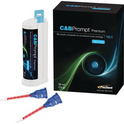 Pac-Dent C&B Prompt 10:1 Mixing Tips, 50 ml, 10/Pkg (A2)