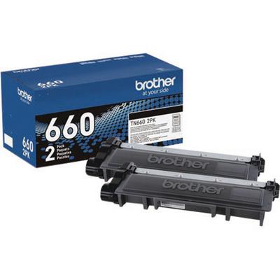 Brother TN6602 High-Yield Black Toner Cartridge (2-Pack), 2600 Pages Each, for HL-L2300D/HL-L2360DW/DCP-L2520DW/DCP-L2540DW/MFC-L2707DW/MFC-L2740DW