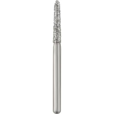 Patterson® Disposable Diamonds – FG, Medium Grit, Blue Ring, Curettage Bevel End, 1.6 mm Diameter, 8.0 mm Length, 25/Pkg, #878K-016M