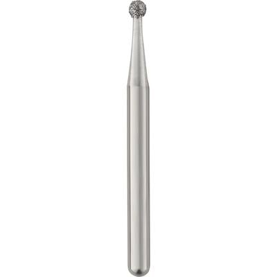 Patterson® Disposable Diamond Bur, FG, Medium Grit, Blue Ring, Round, 1.2 mm Diameter x 1.1 mm Length, 25/Pkg, #801-012M