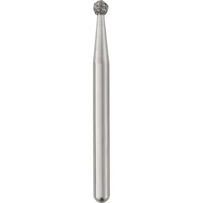 Patterson® Disposable Diamond Bur, FG, Medium Grit, Blue Ring, Round, 1.6 mm Diameter, 1.5 mm Length, 25/Pkg, #801-016M