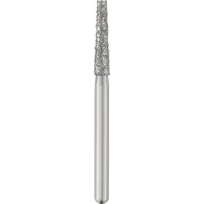 Patterson® Disposable Diamonds – FG, Medium, Blue, Cone Flat End, 25/Pkg - # 847-018M, 1.8 mm Diameter, 8.0 mm Length