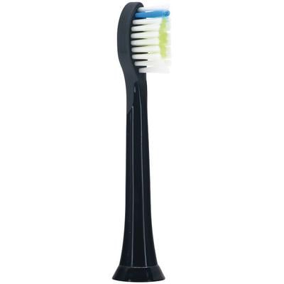 Rejuvenate by Dr. Brite™ Sonic Electric Toothbrush Replacement Heads, Full Size, Black, 1/Pkg