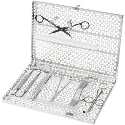 Hu-Friedy Black Line Lateral Sinus Lift Kit, Complete Surgical Set with 16-Piece Cassette, Kramer-Nevins Instruments, Bone Grafting Tools, IMNLATKITX