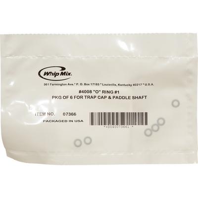 Whip Mix O-Ring #1 (5/16") for Vac-U-Mixer Trap Cap, 6/Pkg, #4008