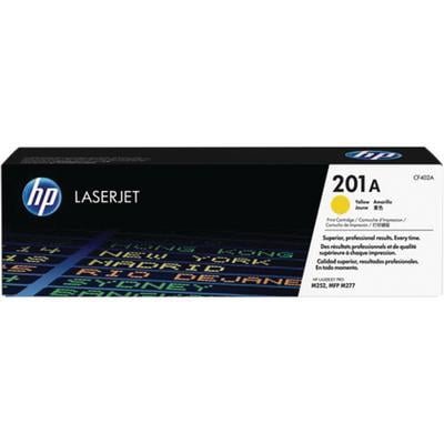 HP 201A Yellow Original LaserJet Toner Cartridge, CF402A, 1400 Page Yield, for LaserJet Pro M252/M277 MFP