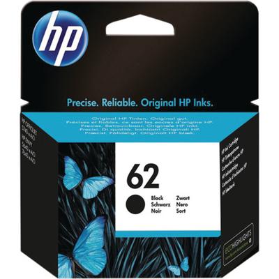 HP 62 Black Ink Cartridge (C2P04AN), 200 Page Yield, for ENVY 5540-5545, 5640-5644, 5660-5665, 7640-7645