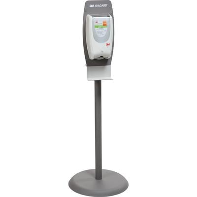Avagard™ Hand Hygiene Solutions Floor Stand, 18" W x 54.5" H x 18" D, Black, Powder-Coated Steel, for 1000 ml Bottles, 1/Pkg
