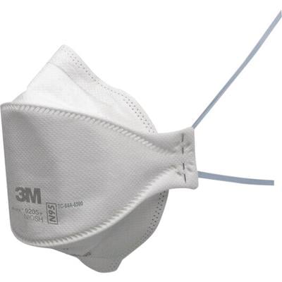 3M Aura N95 Particulate Respirator, Standard Size, White, 240/Pkg
