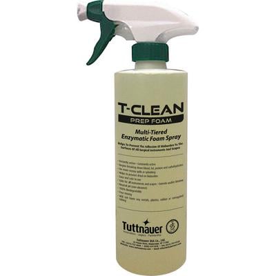 Tuttnauer T-Clean Enzymatic Prep Foam, 500 ml Spray Bottle