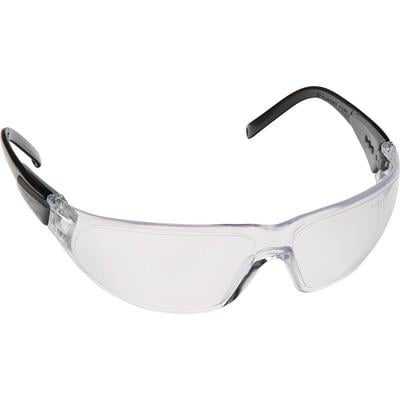 ProVision Contour Wraps Safety Eyewear, Black Frame, Clear Lens, Anti-Fog, Anti-Scratch, UV Protection, 1 Pair, 3553