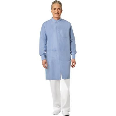 Unisex T-Shield Lab Coat, PFAS-Free, Fluid Resistant - Extra Small, Ciel Blue