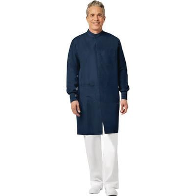 Unisex T-Shield Lab Coat, PFAS-Free, Fluid Resistant, Navy, 3XL