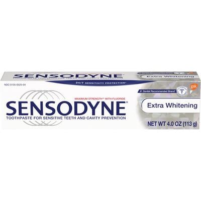 Sensodyne Extra Whitening Toothpaste, 4 oz Tube