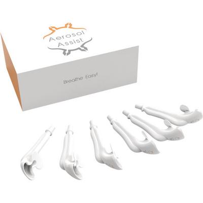 Pivatool Aerosol Assist Hands-Free Aerosol Suppression Device Kit, White, 6 Devices, Standard HVE Connection