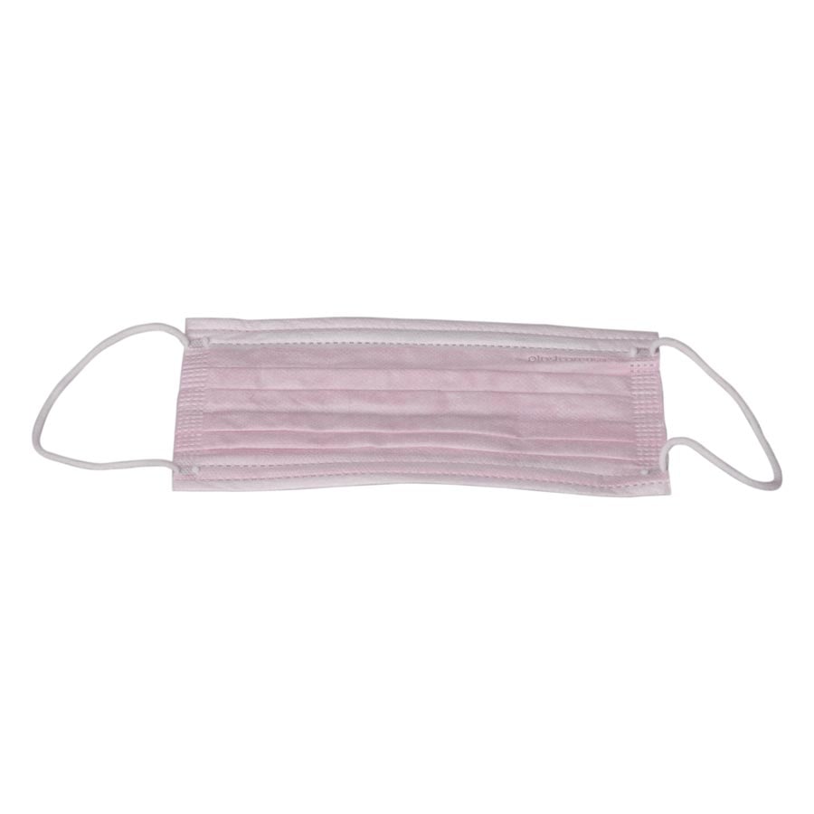 Plastcare Guardian Earloop Masks, Pink, 4-Ply, Super Soft, ASTM Level 3, 50/Box