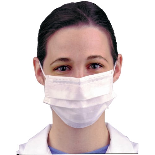 Com-Fit Super Sensitive ASTM Level 1 Earloop Mask, White, 50/Box, 20346
