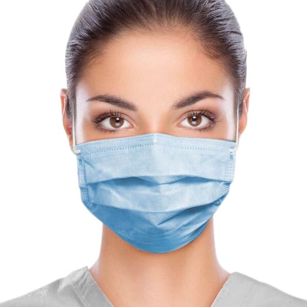 Unipack Unigard Premium Earloop Mask, ASTM Level 1, Pink, ULM-6189