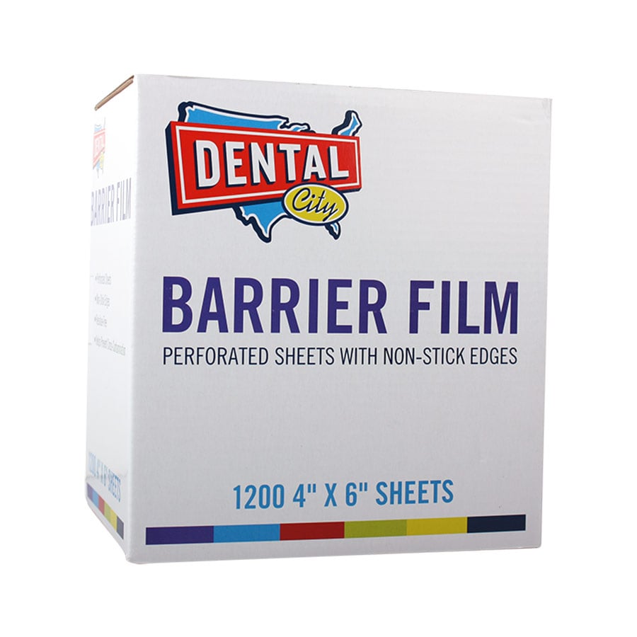 Dental City Barrier Film 4x6 Pink (with Dispenser Box)