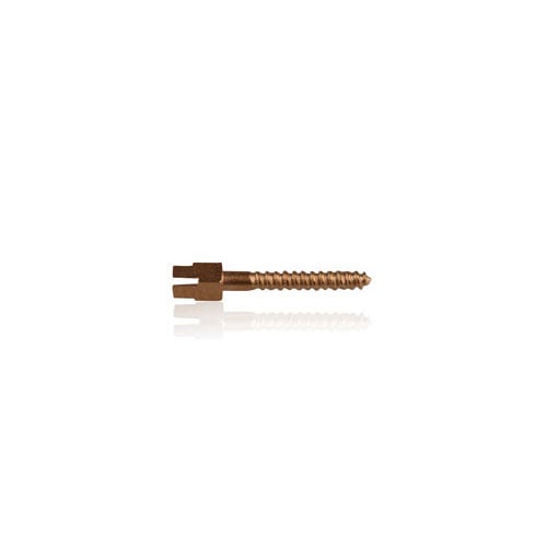 Nordin Gold Plated Conical Cross Head Screw Posts Refill L2, 12/Pack, DG-L2