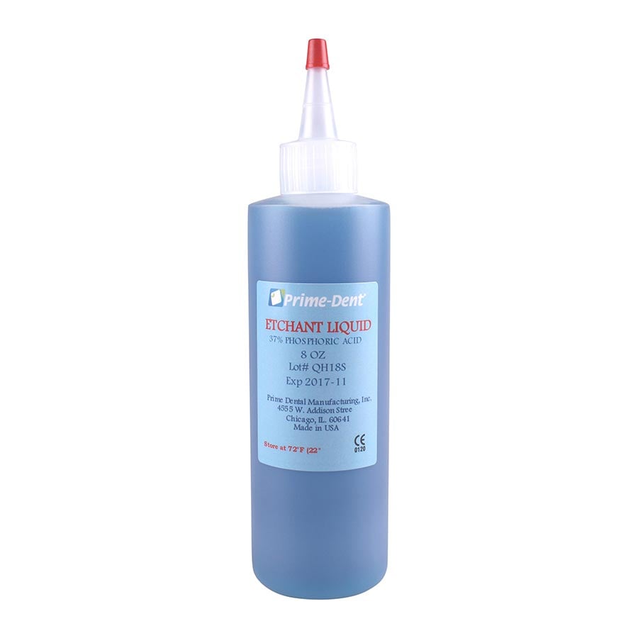 Prime Dental Etch Liquid, Green, 8 oz Bottle, 008-041
