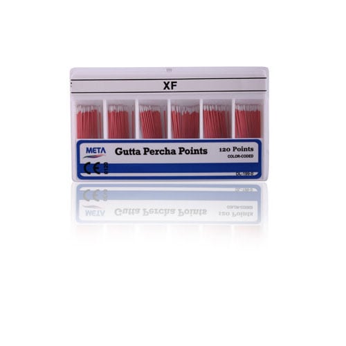 Choice Meta Spill Proof Accessory Gutta Percha Points, X-Fine, 120/Box