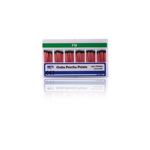 Meta Spill Proof Accessory Gutta Percha Points, Fine-Medium, 120/Box