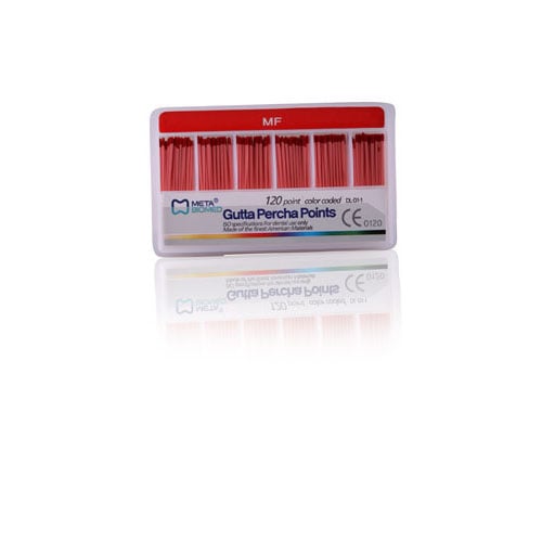 Meta Spill Proof Accessory Gutta Percha Points, Medium-Fine, 120/Box