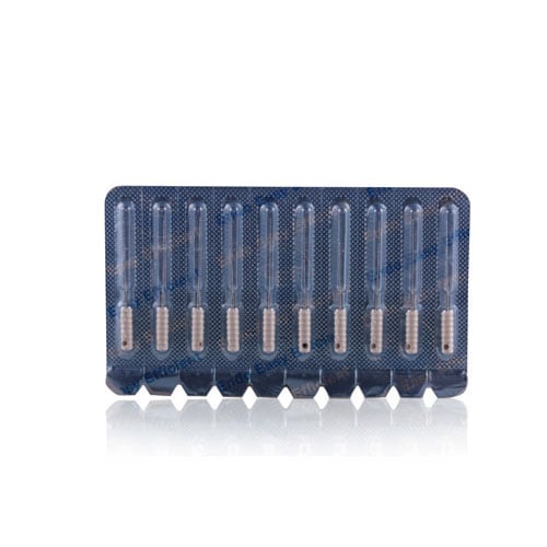 Choice Barbed Broaches, XXX-Fine, 21mm, White, 10/Pack